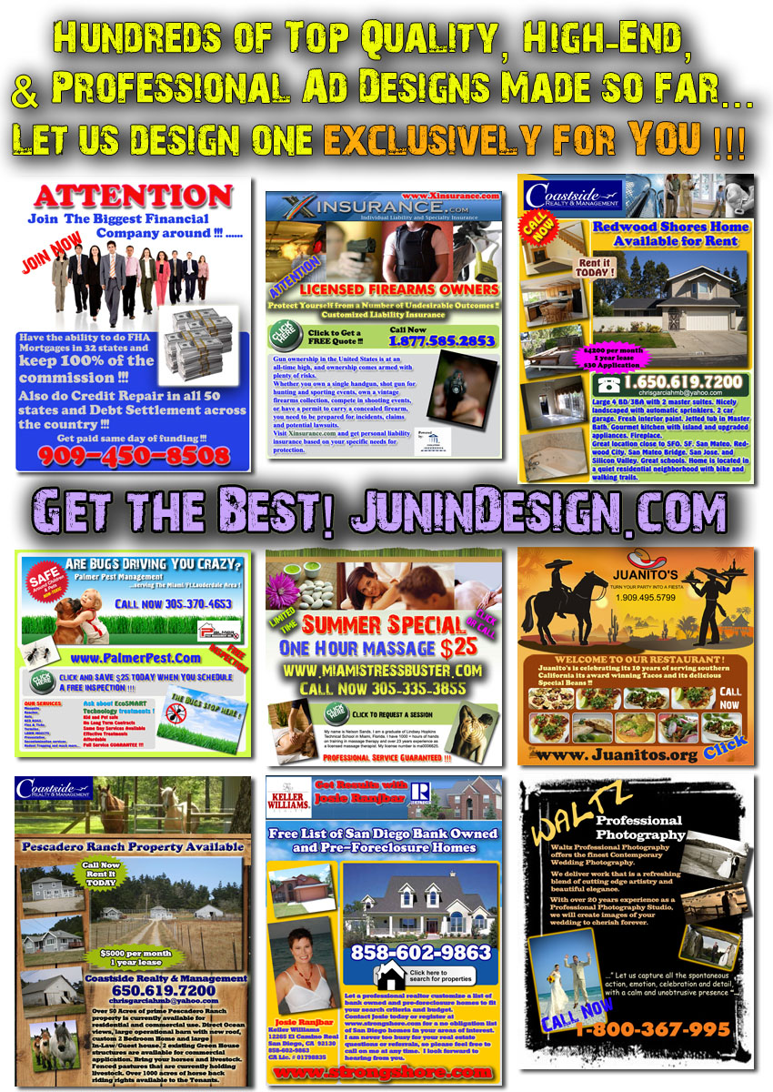 free craigslist ad design free, craigslist ad design, junindesign.com , junindesign